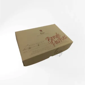 box desain 2 warna – kraft